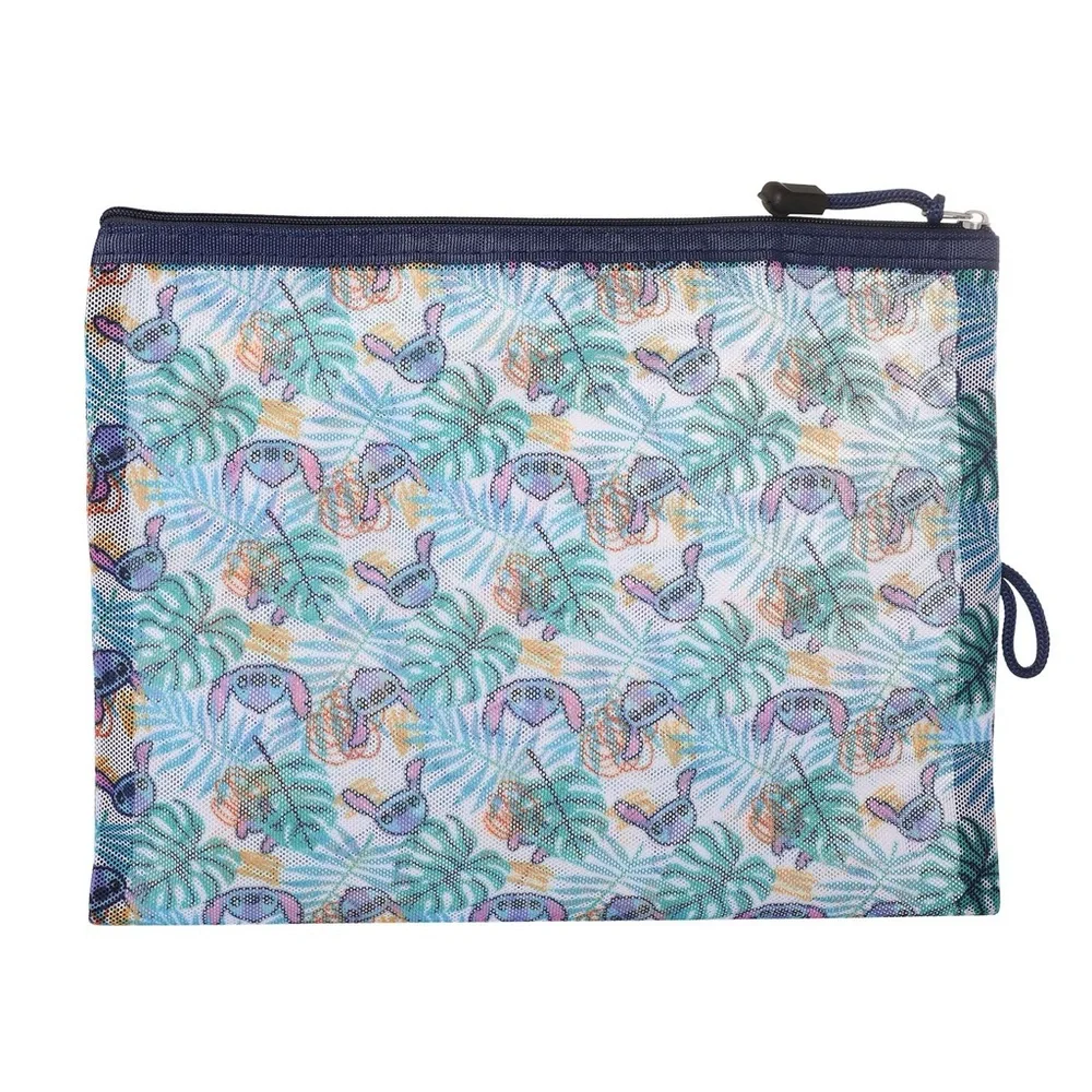 Disney's Stitch Hawaiian Print 3-pc. Travel Pouch Set*